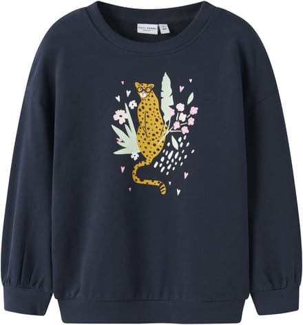 Name It mini meisjes trui VALONA Blue Relaxed Fit