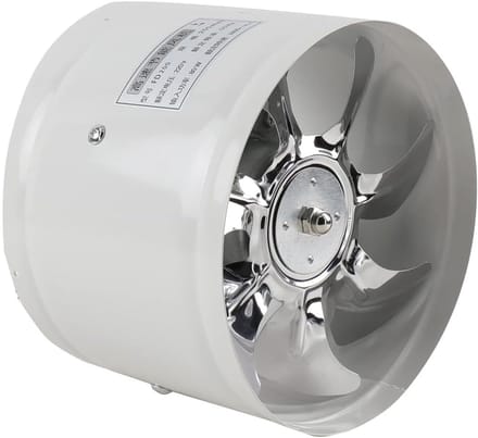 Inline Buisventilator 200mm 8 Inch - Krachtige Afzuigventilator voor Ventilatiesystemen