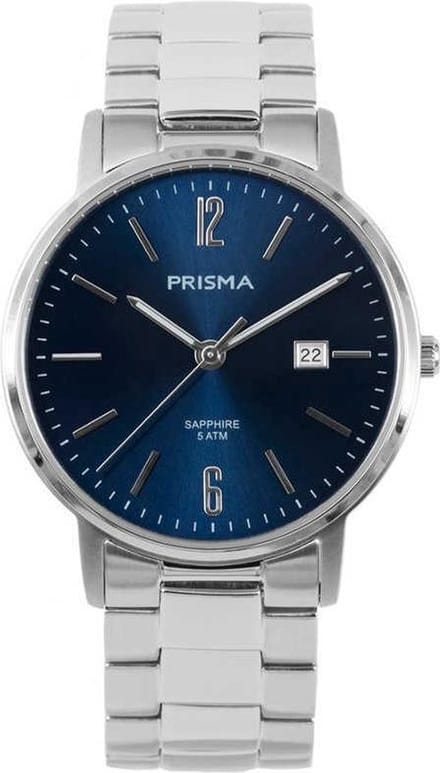 Prisma Heren Slimline Classic Blue horloge P.1471