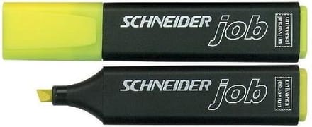 Markeerstift schneider job geel | 10 stuks