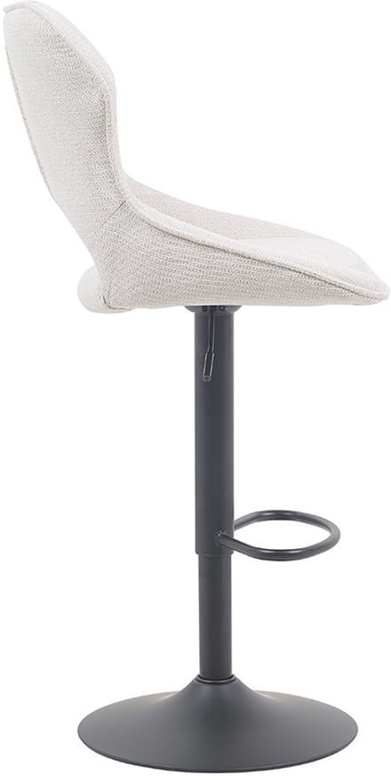 Barstoel Mori Beige – Verstelbare Zithoogte 65-86 cm – Draaibaar – Rousseau