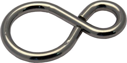 Gesloten S-haak - 36 x 3.0mm - Gegalvaniseerd - 100 stuks