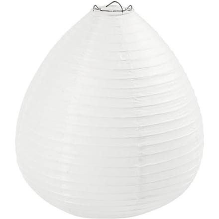 Creativ Company Rice Papier Lamp Wit Drop 27cm