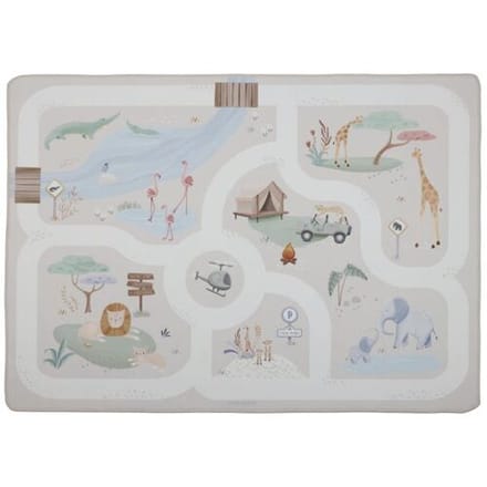Little Dutch auto speelkleed Safari Beigebrown unisex