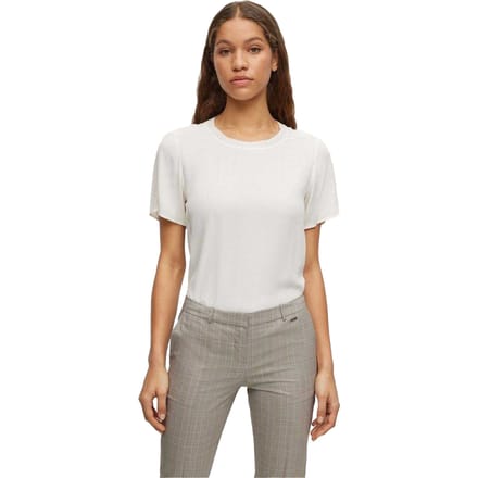 Boss Dames Ilyeana T-Shirt (Wit)