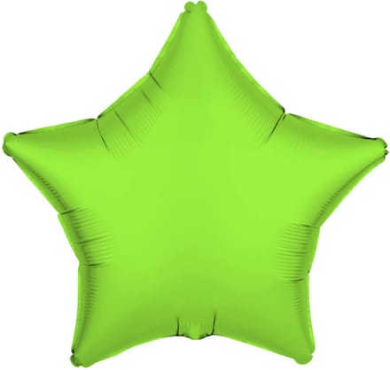 Riethmüller - Folieballon ster - neon groen - 45 cm
