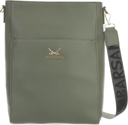Sansibar Schoudertas Shopper Bag Olive Olijfgroen