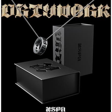 (Dirty Crew Ring Ver.) aespa [Dirty Work] Single Album Dirty Crew Ring ver. black