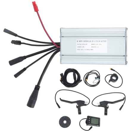36V 48V 1000W Borstelloze Motor Controller Waterdichte Elektrische Fiets Fiets Controller GD01 Display white