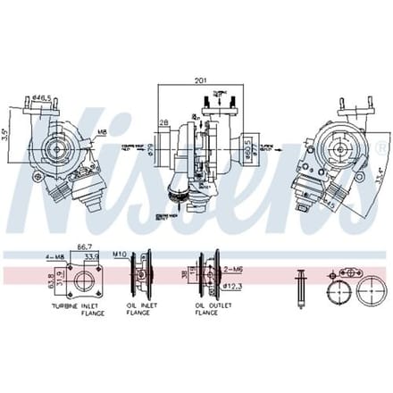 Supercharger, drukvulling NISSENS 93607