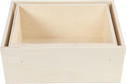 Showdozen, rechthoek, h: 27+31 cm, b: 19,5+22,5 cm, triplex, 2stuks, diepte 12,5 cm