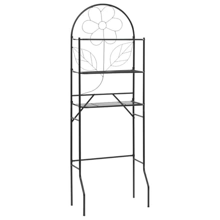 vidaXL - Badkamerrek - 60x33x174 - cm - zwart