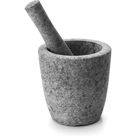 Granieten vijzel en stamper Lacor 12x12 cm