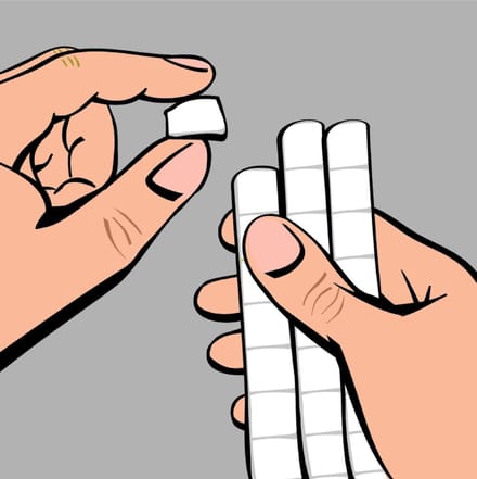Plakpads - Kleeftabletten - Decoreren en Bevestigen - Verwijderbaar en Herbruikbaar - 5 Pak - Wit