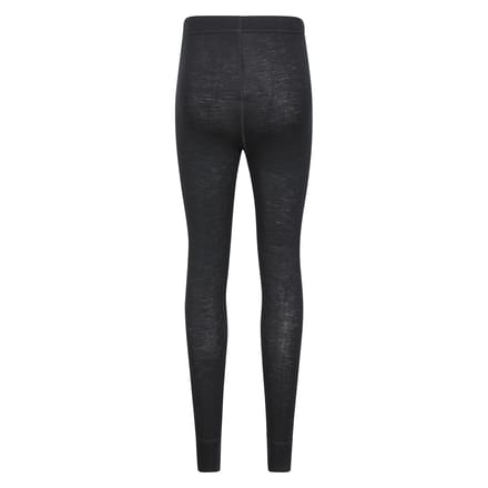 Mountain Warehouse Kinderen Merino Wol Basislaag Onderdeel (Verpakking van 2) (Zwart)