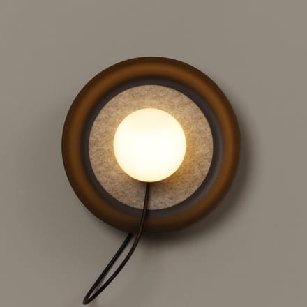 Milan Iluminación Milan Wire wandlamp Ø 24 cm antraciet
