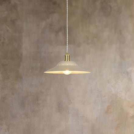 COREP Hanglamp Louise, ivoorkleurig, Ø 38 cm, metaal