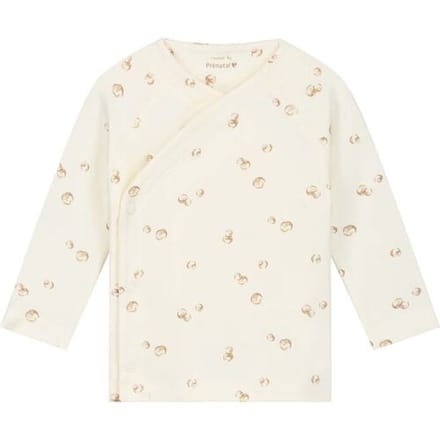 Prénatal newborn overslagshirt Dark Off-White 44 unisex