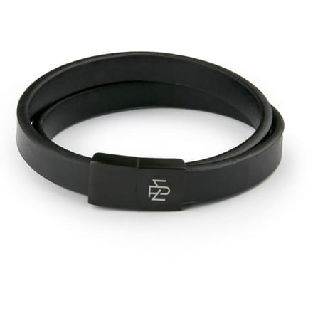 Paul McNeal MB0017BB Lederen Armband Lengte 21cm