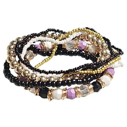 Fako Bijoux® - Armband - Beachbumb - Zwart
