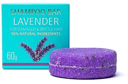 Natuurlijke Shampoo Bar Lavendel - 60g