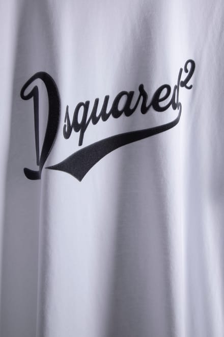 T-shirt met labelprint