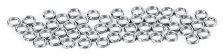 Dailygoods- Splitringen 50 stuks - RVS Connector - Anticorrosief - Sterk - Duurzaam - Lichtgewicht - Visconnector