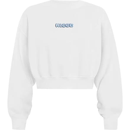 Nicce Anta Womens Witte Korte Trui