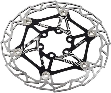 Fiets Remschijf - MTB Rotor - Krachtig Remmen - Drijvend Ontwerp - 160 mm - Zwart