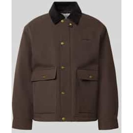 relaxed fit jack met platte kraag model 'Quentin'