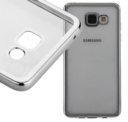 Zilver tpu case voor Samsung Galaxy A5 (2016) cover