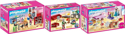 Dollhouse Set van 3 onderdelen 70206 + 70207 + 70208