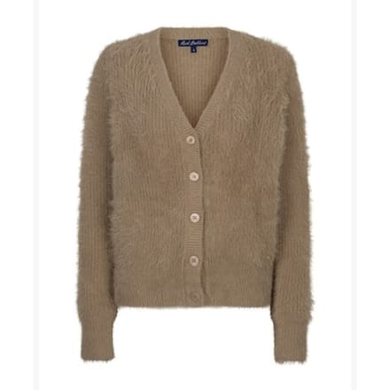 Red Button vest SRB5115 Fuzzy - Latte
