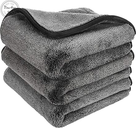 Microvezel doek - Micro vezel poetsdoek - Grijs - 40/40cm - Autopoetsdoek - Schoonmaakdoek - Krasvrij