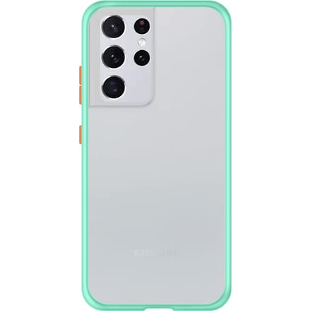 Samsung Galaxy S21 Ultra Back Cover - Lichtblauw/Transparant