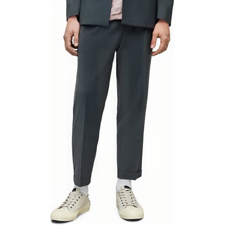 AllSaints Berto Trouser Smoke Blue Maat: W30 | Kostuumbroeken Outlet | Heren | Grijs
