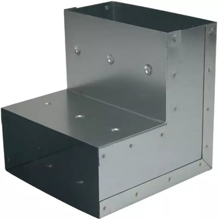 Bocht 90 graden 170x80 verticaal tbv instortkanaal