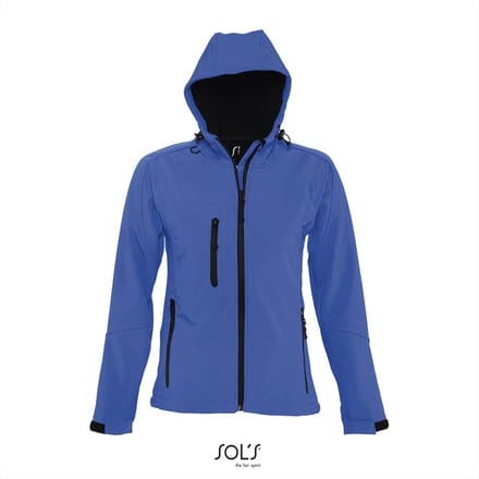 SOL'S Women´s Hooded Softshell Jacket Replay L849 - Royal Blue 241 - M
