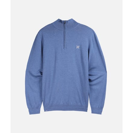 Trui Oxbow Mockneck trui met halve rits PENZI