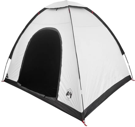 vidaXL Kamperen tent 2-persoons Wit Blackout Acier P/Taffeta