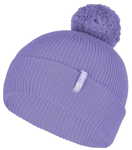 Trollkids Holmenkollen Bobble Muts Paars 54 cm Meisje