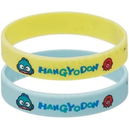 Skater - Sanrio Hangyodon Insect Repellent Silicone Ring Bracelet 2 pcs