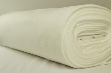 Fleece stof - Gebroken wit - 10 meter