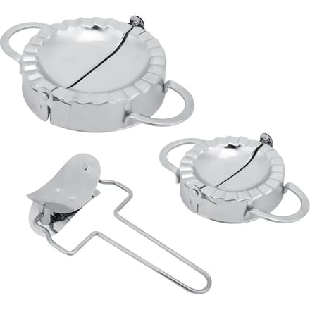 304 Roestvrij Staal Handmatige Dumpling Vorm Dumpling Wrapper Maakvorm Keukengerei white
