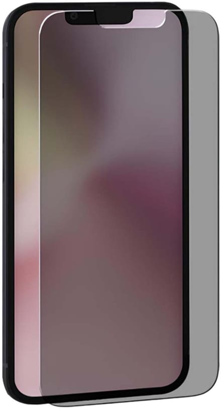 Eiger Mountain Black Screen Protector Geschikt voor Apple iPhone 17e / 16e / 14 / 13 | Case Friendly | Privacy Glas | 9H Tempered Glass | Anti-Spy