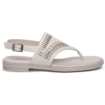 Platte sandalen Frau LONDON OFF WHITE