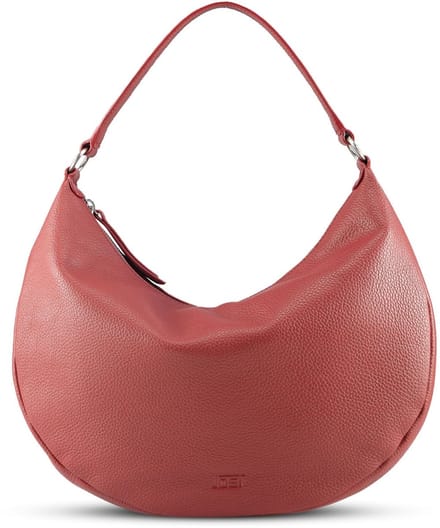 JOST Leren Schoudertas Vika Hobo Bag Red Donkerrood
