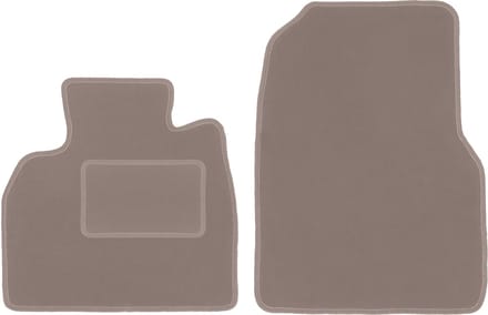 Beige voormatten voor: Renault Espace IV minivan (2002-2014)