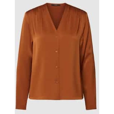 Overhemdblouse met V-hals