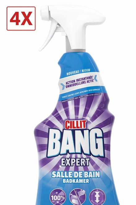 4 x Cillit Bang Expert Badkamer Spray - 750 ml